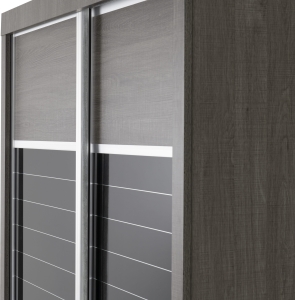 Image: 7180 - Lisbon Sliding Wardrobe - Grain